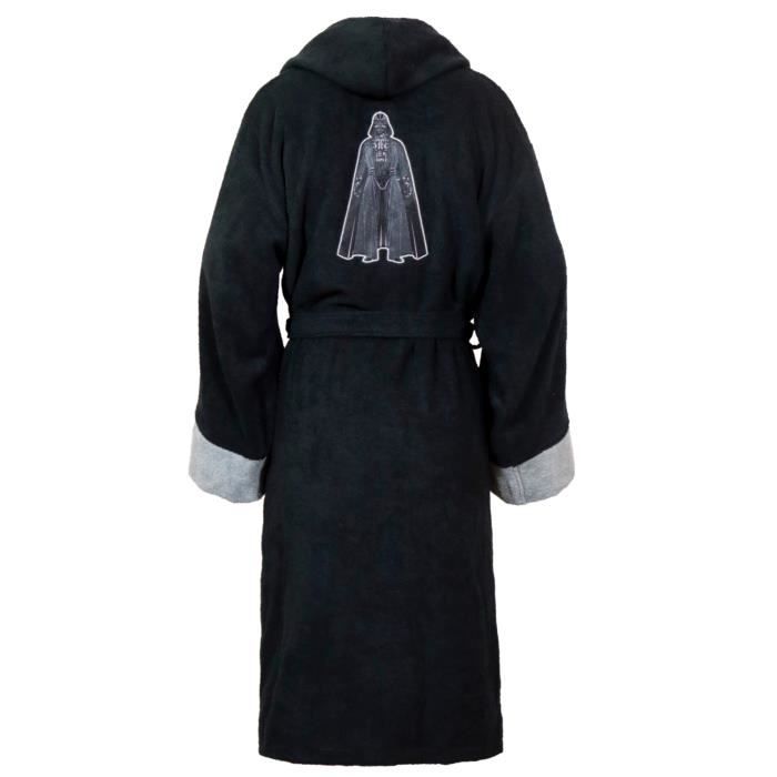 Peignoir a capuche 100 coton STAR WARS DARK. Taille S Cdiscount Maison