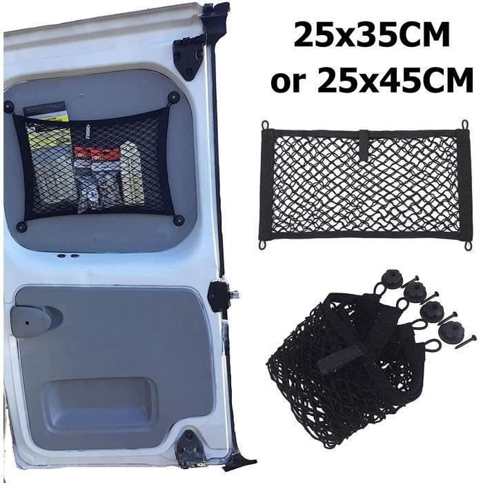 Lot De 3 Filets De Rangement élastiques Pour Voiture/camping-car - 36 X 18 Cm - Pour VW T4, T5, T6, Etc. - 11