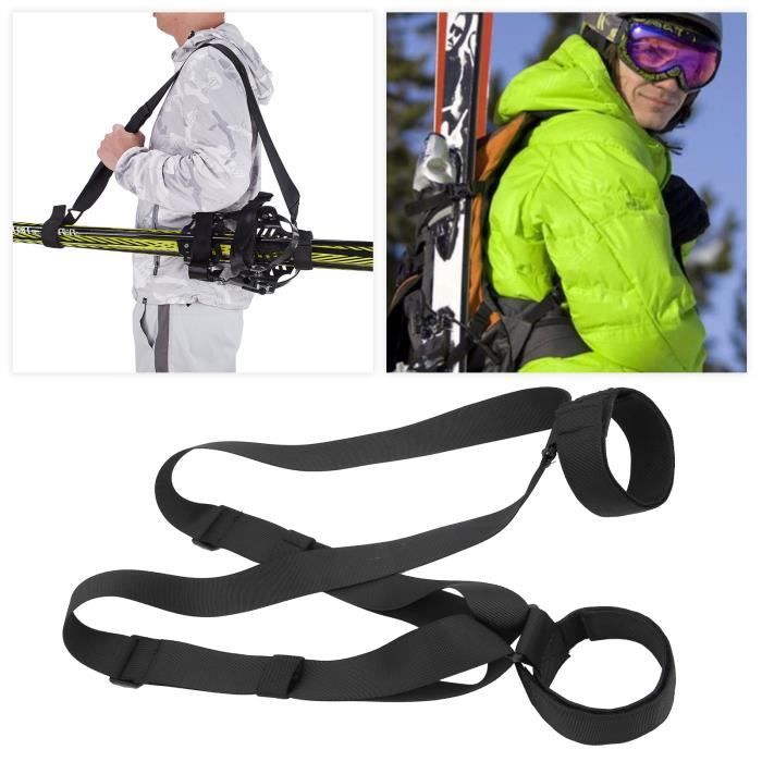 Sangle de sac à dos de snowboard, réglable HW-BD-201202 1PC 167g ceinture  de fixation universelle pour planches à roulettes, pour