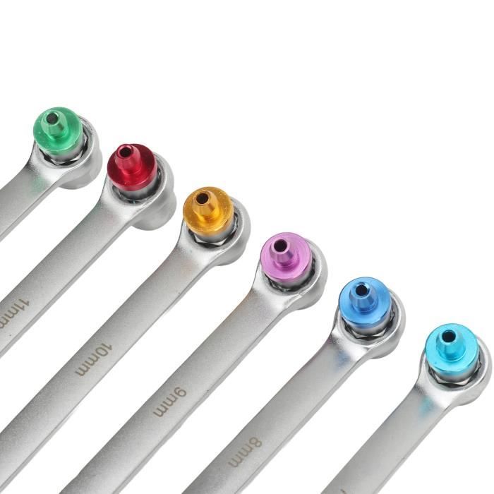 FreeTec 5PCS Clé De Purge De Purge De Frein Set De Purge De Frein Outil