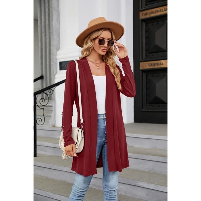 Gilet clearance femme bordeaux