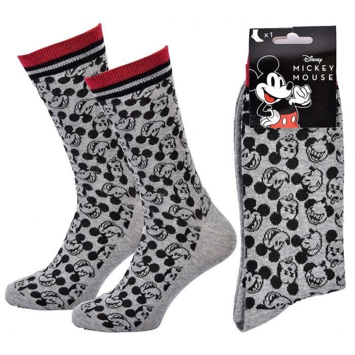 Pack De Chaussettes Homme MICKEY MOUSE - Taille 39/42 EU - Coton - Neuf Avec étiquettes - Modèle 4143