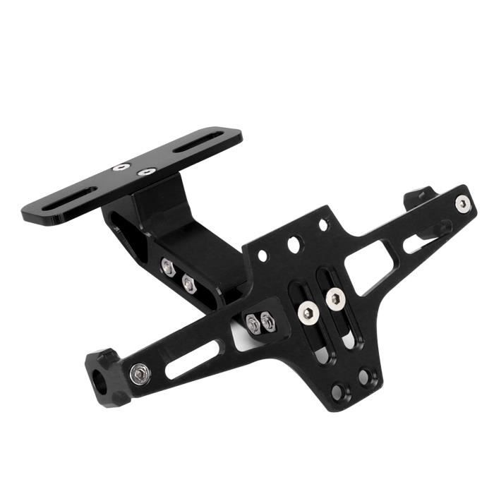Support Plaque Immatriculation Pliable Universel Pour KTM TM Husqvarna 125 300 450 - Acier Inoxydable Moto Enduro Motard