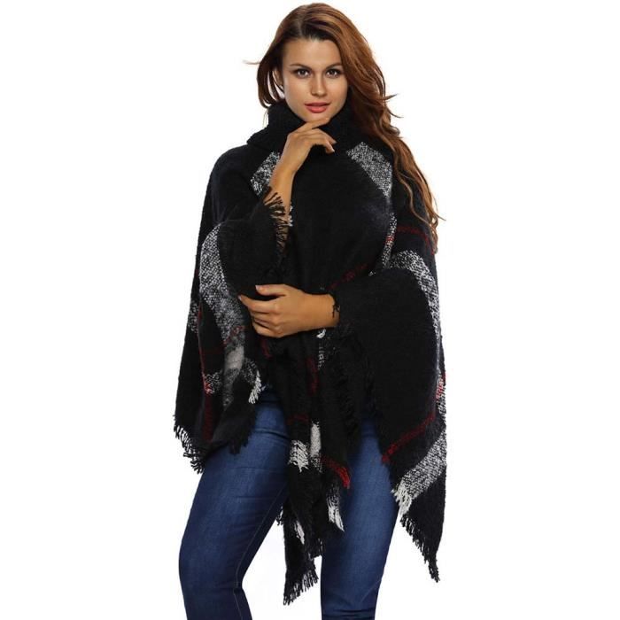 Cape Poncho Pull Ample En Laine Femme - Marque Preziosa - Fabriqué En Italie - Taille Unique - Neuf Avec étiquettes