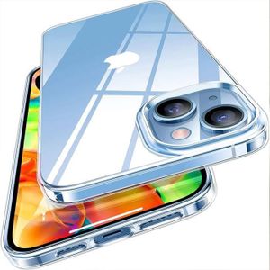 Coque IPhone 14 Transparente + 2 Verres Trempés