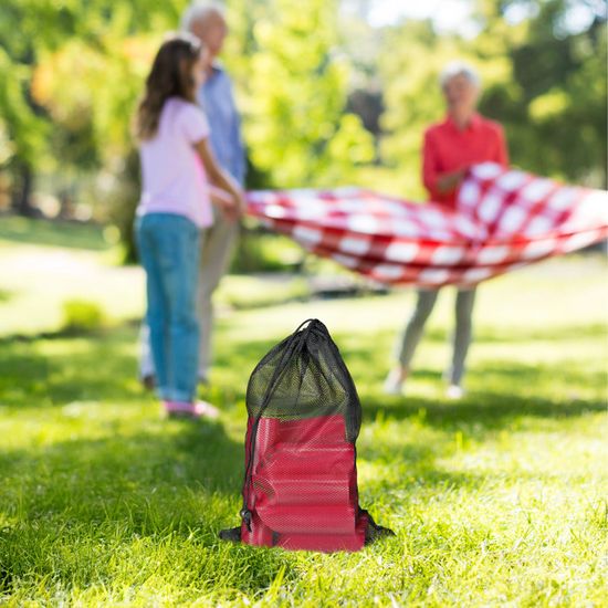 Kubb En Bois Relaxdays – Jeu De Quilles Finlandais – 12 Quilles Numérotées + Sac De Transport