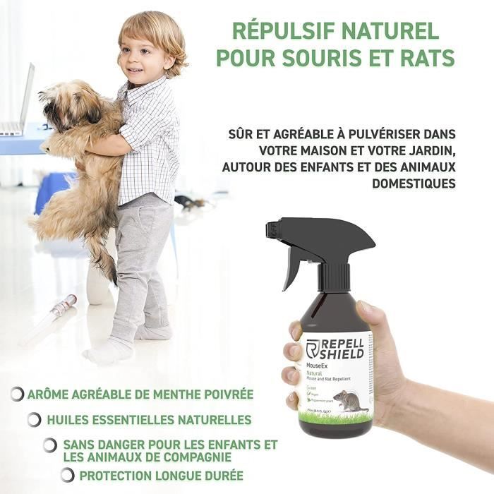 Spray Anti Souris - Anti Rongeur d'Intérieur et Extérieur Efficace