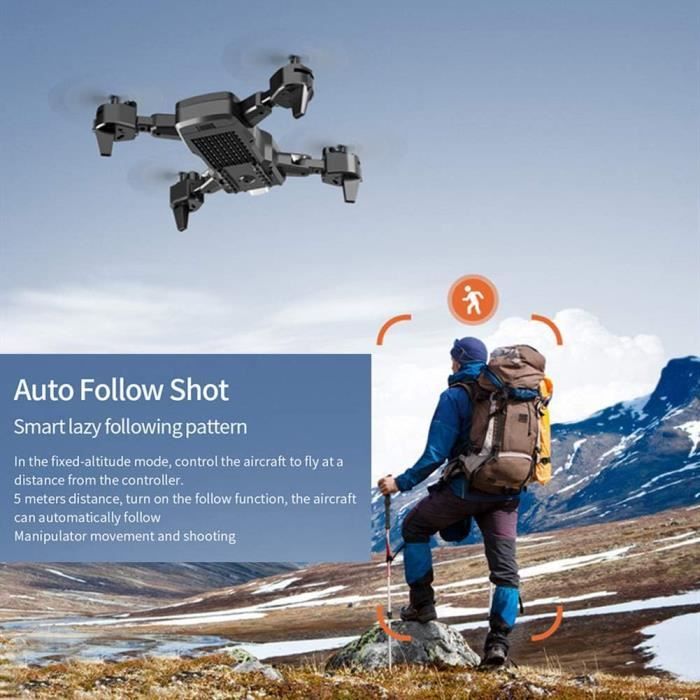 XIAOKEKE S60 Drone Pliable avec Caméra HD 4K Grand Angle WiFi FPV avec Vol  De Trajectoire, 3D VR, Mode sans Tête, 360°Flips [349] - Cdiscount Jeux -  Jouets