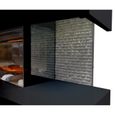 chemin'arte - cheminée électrique design 2000w noir - lounge noire-3