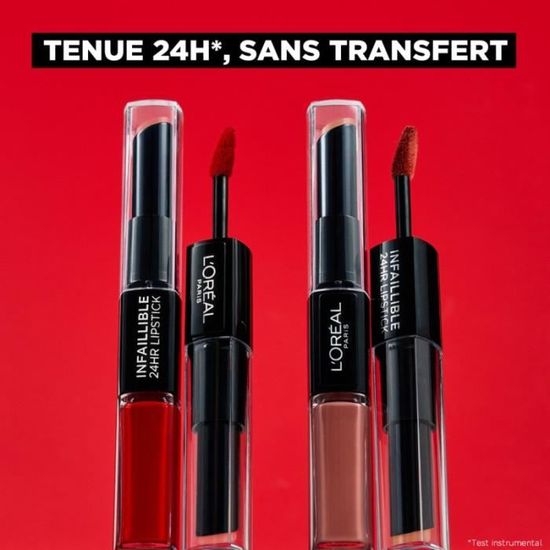 L Oreal Paris Infaillible Rouge A Levres Duo 24h 213 Toujours Teaber Cdiscount Au Quotidien