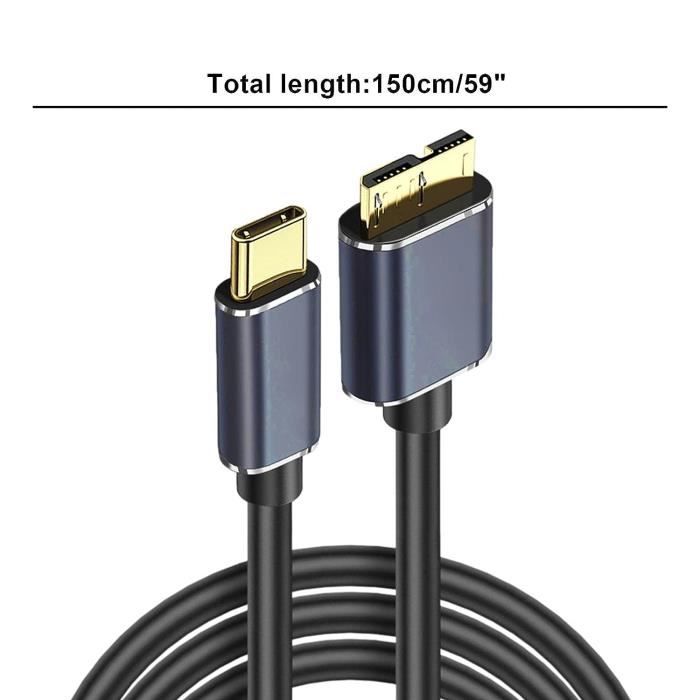 Câble De Disque Dur Usb, Cordon Mobile Universel De Type C, Connecteur De Disque Dur Externe