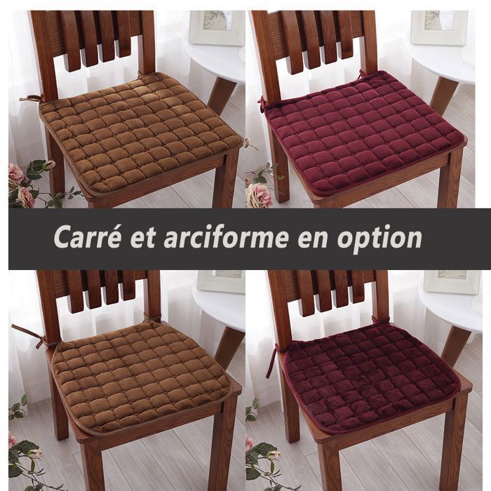 Coussins de Chaise de Jardin Lot de 4 45x45cm Coussin de Sige de Salon ...