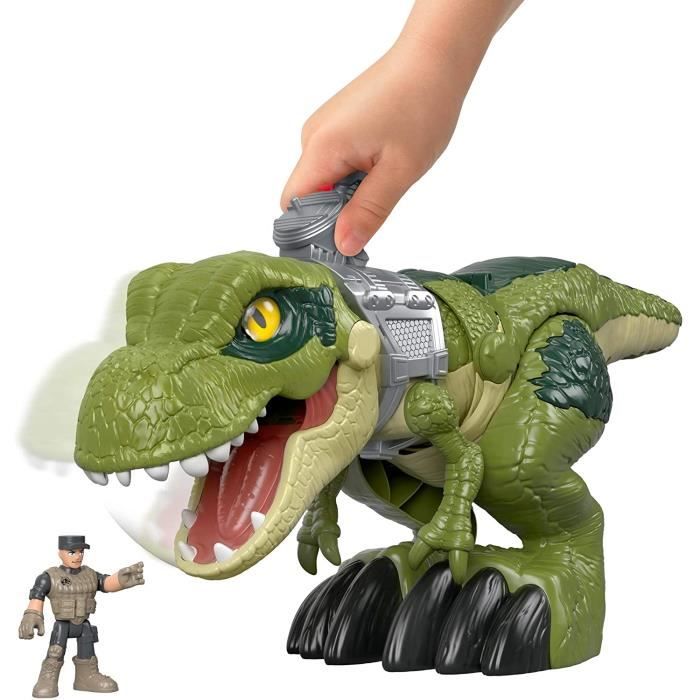 Figurine dinosaure Imaginext T-Rex Méga Mâchoire Vert