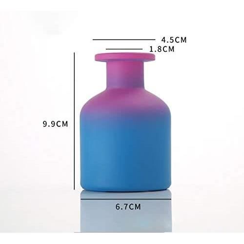 Flacon Diffuseur Rond En Verre 200 Ml Rechargeable - Accessoire Aromathérapie Et Décoration Intérieure