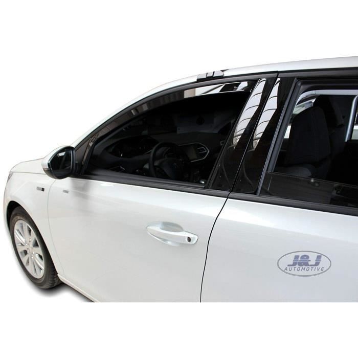 Déflecteurs pour auto J&J AUTOMOTIVE  Deflecteurs d'air déflecteurs de Vent  Compatible avec Peugeot 308 II 5 Portes 201 3465 - Cdiscount Auto