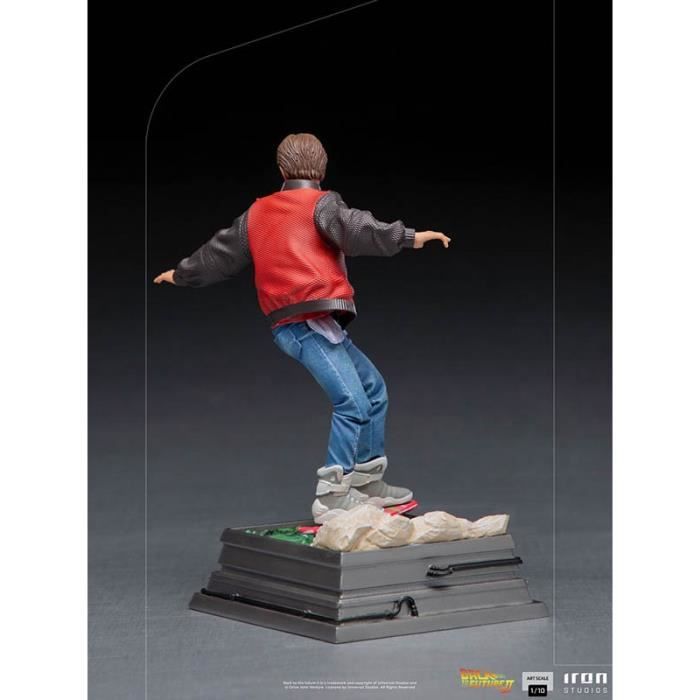 Statue Marty McFly sur Hoverboard - Retour vers le futur - Art