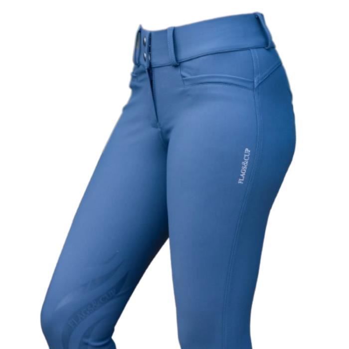 Pantalon équitation femme mid grip Flags&Cup Oleron - Sport