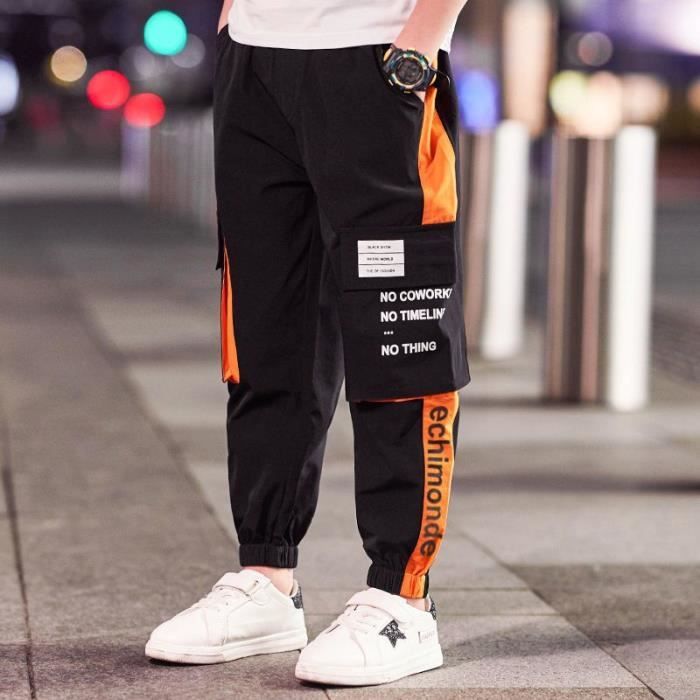 Garcons Pantalons Grand Garcon Enfants Cargo Pantalon Decontracte Multi poches Sport Pantalon Printemps Automne Teeage Enfants P Gray Cdiscount Pret a Porter