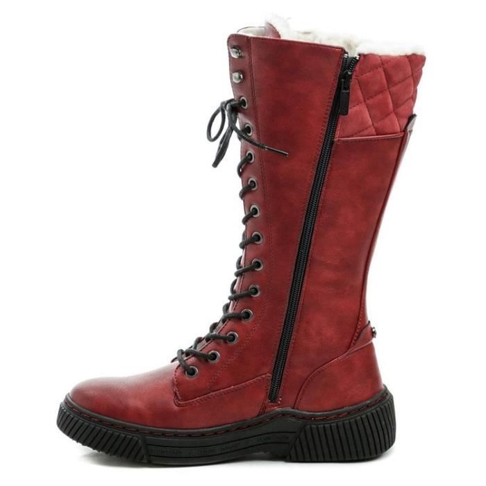 Bottes rouges plates online