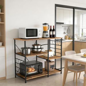Étagère De Cuisine 4 Niveaux – Pour Micro-ondes Et Four – Multifonction, Neuve