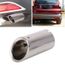1 Pcs Universel Modification De La Voiture Grill/é Bleu En Acier Inoxydable Double Tuyau D/échappement Silencieux