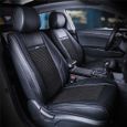 Housse de siège de voiture - modèle Luxe R1 - Noir-0