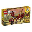 Jeu de Construction - LEGO - Creator 31073 Les créatures mythiques - Dragon cracheur de feu - 223 pièces-0