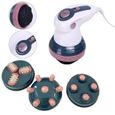 Appareil de massage Anti-Cellulite électrique Ajustable portable Sculptural Minceur Soulager la fatigue Avector 4 têtes de massage-0