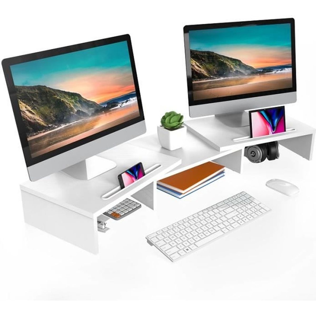 FITUEYES Réhausseur d'Écran Réglable,Support d'Ordinateur Portable,TV ...