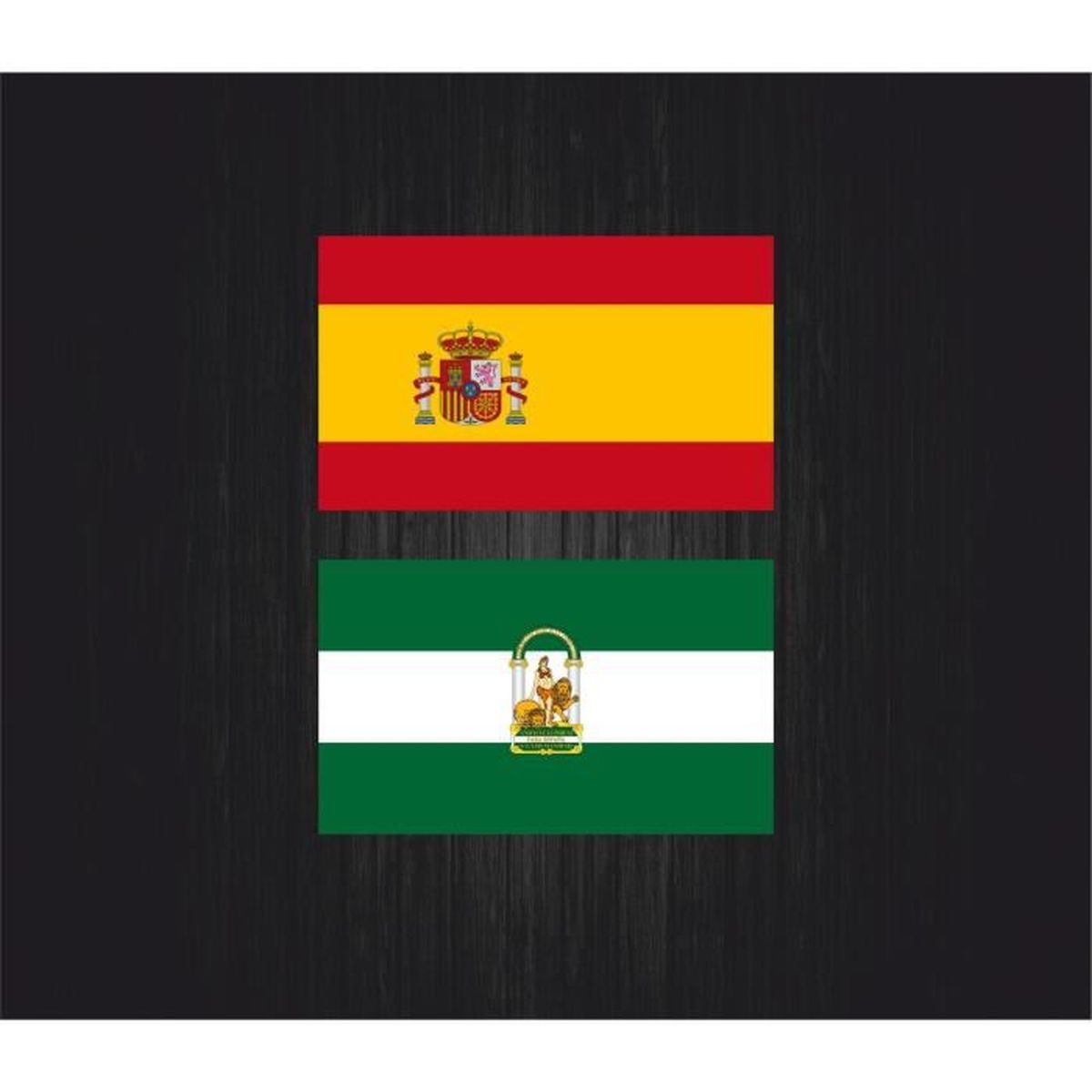 Autocollants Drapeau Érythrée En Forme De Cœur - Vinyle Extérieur - Lot De 2 Stickers Patriotiques