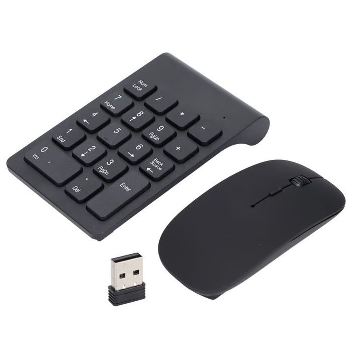 Pavé Numérique Sans Fil Bluetooth 5.1 - 19 Touches Ergonomiques Pour Portable, Comptable, Saisie Rapide - Alimentation Pile CR2032