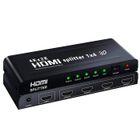 OUTUOTWQ Ototon® Répartiteur HDMI 3D 1 Entrée 4 Sorties Distributeur HDMI Soutien 4K Supporte PC Xbox HDTV DVD Multimédia Écran Projecteur