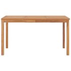 BETTEVE BET Table à dîner de jardin 140x80x77 cm Bois de teck solide BET9306191939978