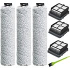 DUPHOY Kit d'accessoires pour Tineco Nettoyeur sans fil iFloor3/Floor one S3(3*Brosse Rouleau + 3*ensemble HEPA)