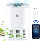 GPFUOEA Purificateur d'Air HEPA H13 - CADR 102m³-h - 3 Niveaux de Filtration 99.97%, 49m² - Contrôle Intelligent