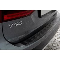 Protection de seuil de coffre chargement en acier noir pour Volvo V90 2016-