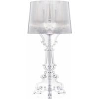 D24xh48cm - Bouchon UE - lampe à table claire - Kartell Bourgie-Lampe de Table LED en Acrylique E14, Design p