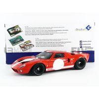 Voiture Miniature de Collection - SOLIDO 1/18 - FORD GT40 MK1 - 1968 - Red - 1803005
