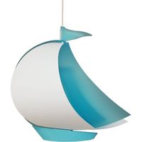 R&M Coudert Lampe de Plafond Suspension Chambre Enfant Bateau Bleu