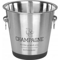 Seau à champagne inox - H.22 x Dia. 21cm