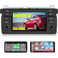 AWESAFE Autoradio Android 12 pour BMW E46 Rover 75 MG ZT [2Go+32Go]Carplay/Android Auto avec 7 Pouce ÉcranTactile GPS Bluetooth WiFi