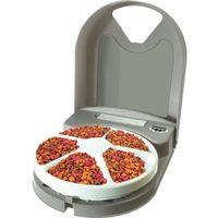 PetSafe - Distributeur de Croquettes Automatique Eatwell pour Chien/Chat , Jusqu'à 5 Repas- Programmable - Plateau lavable