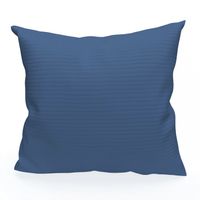 Housse de coussin Léo bleu 40x40 cm