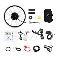 Kit De Conversion Vélo électrique LCD 36V 800W - Roue 26", 5 Vitesses, Freins Sur Jante, Pour Vélo Classique, Batterie Non Incluse