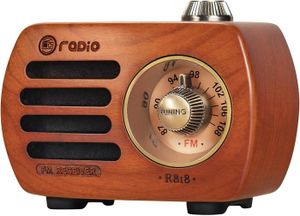 RADIO CD CASSETTE R-818 Radio Portable Rechargeable Bluetooth 50 Min