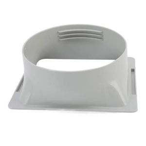 Adaptateur Plat Tuyau Évacuation Climatiseur 130/150mm - Compatible Clim Mobile & Voiture - Installation Rapide