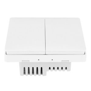 Interrupteur Double et modules encastrables Kit domotique Interrupteur sans Fil Smartwares Plug /& Connect