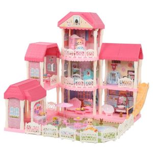 MAISON POUPÉE HURRISE maison de poupée pour enfants Enfants maison de poupée bricolage semblant jouer maison de poupée assemblage jouets de
