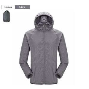 MANTEAU couleur unisexe gris taille XXXL Vêtements de randonnée pour hommes et femmes, imperméable, séchage rapide, C