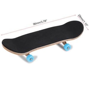 SKATEBOARD - LONGBOARD ESTINK Finger Skateboard en Bois d'Érable avec Roues à Roulements Fermés et Boîte de Rangement
